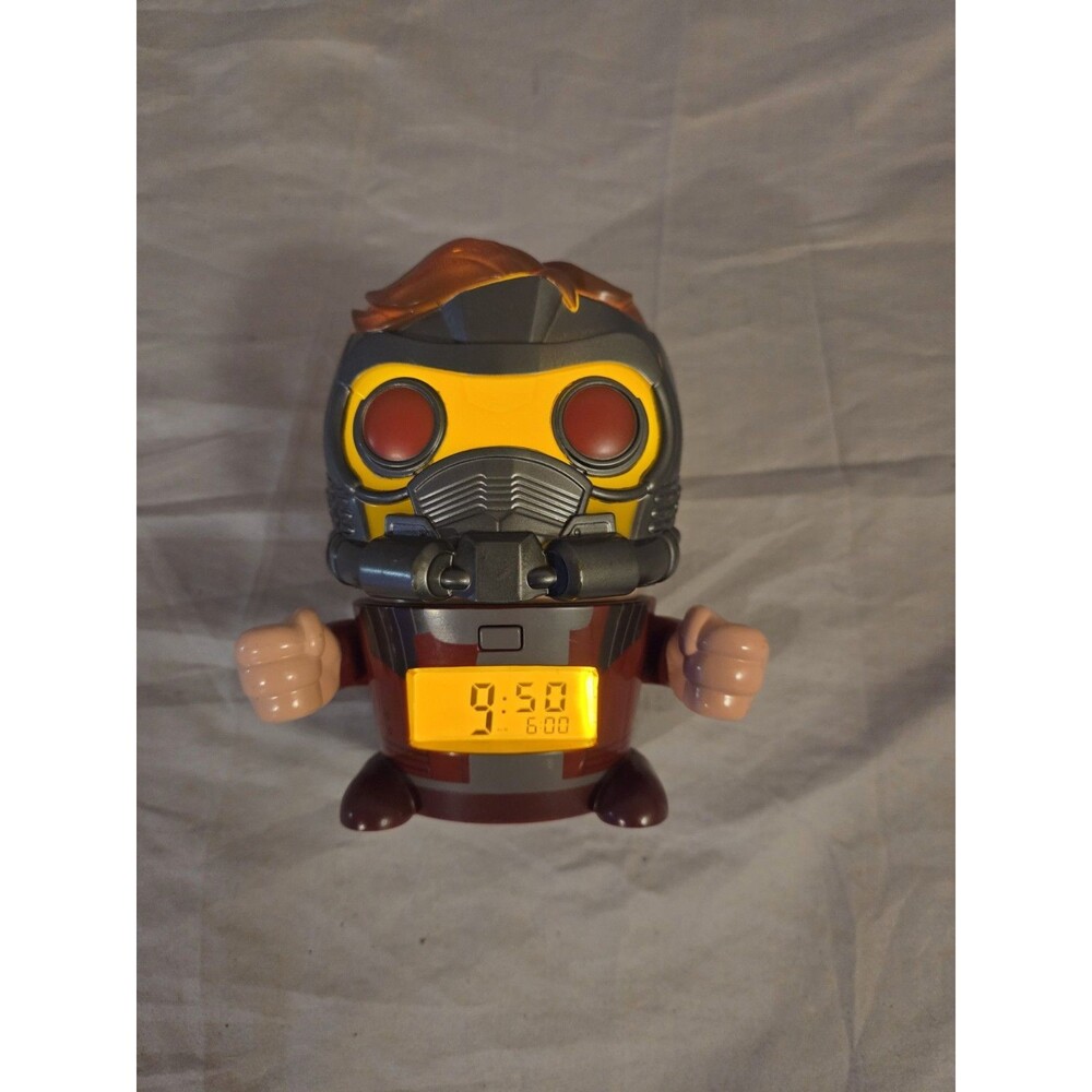 BulbBotz Marvel 2021746 Avengers: Infinity War Star-Lord Kids Night Light Alarm
